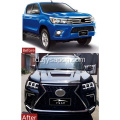 Kualitas bagus 15-20 hilux lx style body kit